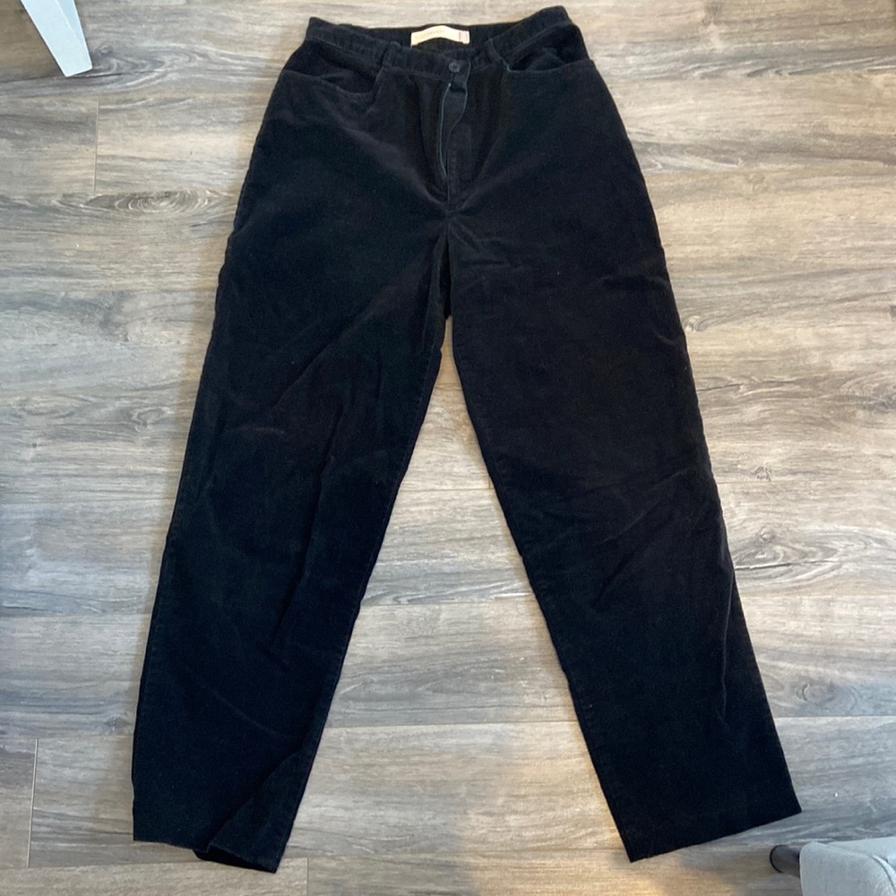 Cleo petites ribbed mom style pants